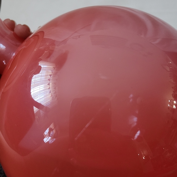 Hand-blown Beautiful Grapefruit Pink Glass Vase - Picture 6 of 14